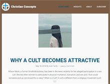 Tablet Screenshot of christianconcepts.com